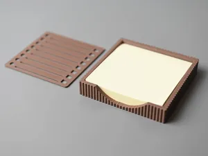 Post-It Note Holder with To-Do Checkbox Template