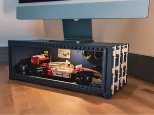 Shipping Container Monitor Riser Display