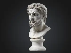 Jupiter Roman God Bust Statue