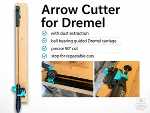 Precision Arrow Cutter for Dremel / Rohrschneider