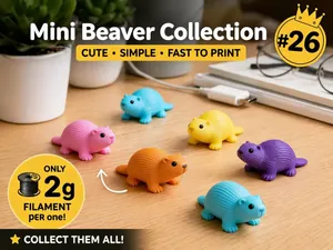 Mini Beaver Fidget - Micro Zoo