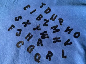 lettere da stampare su magliette - tpu - tre dim