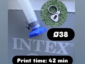 FASCETTA STRINGI TUBO PISCINA INTEX BESTWAY 38 MM