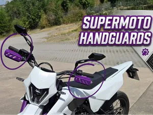 Supermoto / MTB Handschützer mit Lenkerhalterung