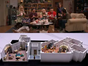 《The Big Bang Theory》生活大爆炸1/64公寓场景微缩模型