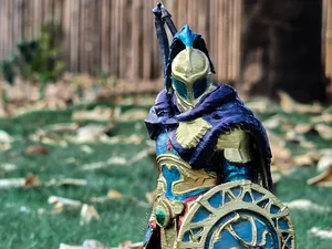Crimson Desert Warrior Greymane Figure