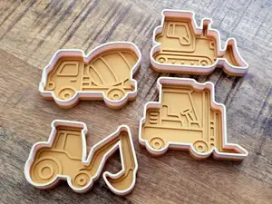 Construction Vehicles Set Sensory Sand Fill