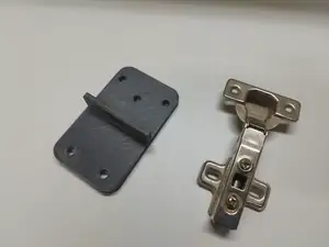 Drill jig for hinges