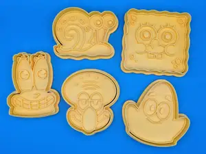 Spongebob Squarepants Cookie Cutter Playdoh Pack