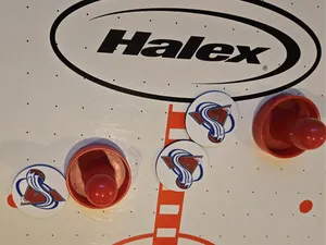 Table Hockey Puck Avalanche