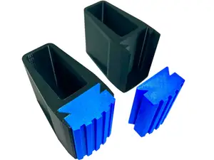 Leiterfuß Traversenfußk. 60x26/24mm mit TPUeinsatz