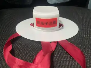 狗狗外出露耳朵帽子 让狗狗远离熊孩子 文字可以自行更改 仅需26g 文字可以自行更改