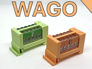 WAGO AC Distribution Block. DIN-Rail mout (L & N)