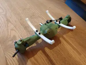 Essieux à différentiel avant RC truck 8x8 1/10