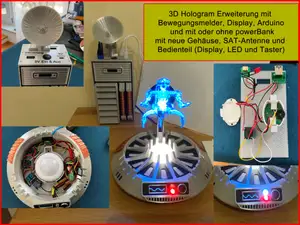 3D Hologram Star Wars Erweiterung & Elektronik