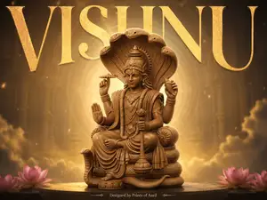 Divine Lord Vishnu with Sheshnag