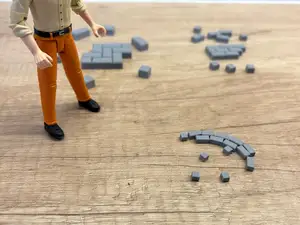 Street paving slabs diorama 1/12 1/16 1/24