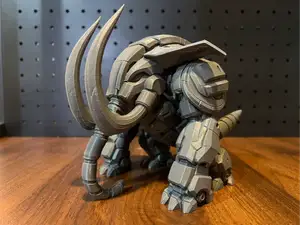 Mecha Pokemon Series — Ironclad Donphan Statue
