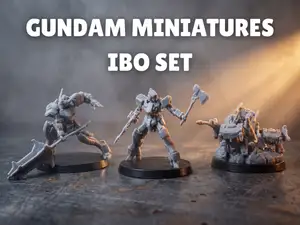 Gundam TCG Set 6 Miniatures - GCG FAN ART