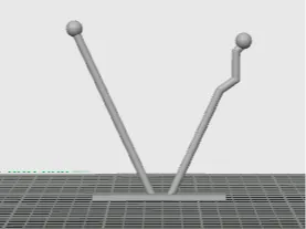 Fake retro antenna for pc monitor