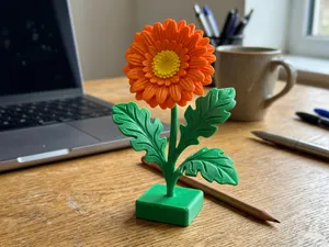 Gerbera Flower – Decorative Floral 3D Printing