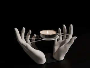 Suspended tealight