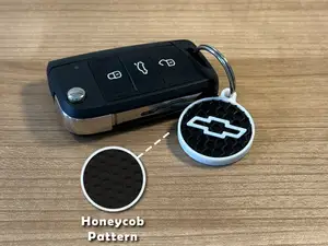 Schlüsselanhänger Chevrolet Auto rund