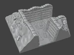 Modular trenches system: Corners and T-cross