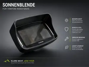 TomTom Rider Sonnenblende 4xx 5xx