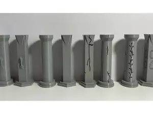 Column Set - D&D Scatter Terrain for Dungeons
