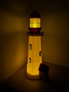 Light house with tea lights LED (no AMS required)