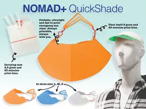 Nomad+ QuickShade Foldable Sun Visor