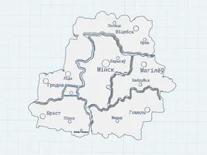 Map Belarus