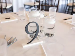 Table Numbers for Events (Versailles Font)
