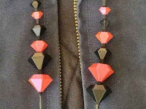 Diamond Drawstring Beads - Hoodie/Jacket Flair
