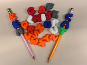 Bubble Letter Pencil slides