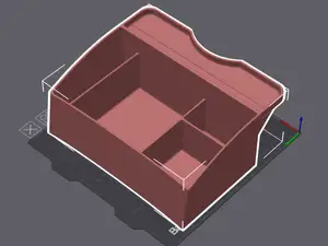 Fiat 500e organizer