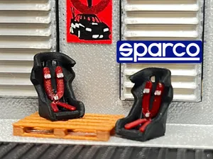 1:64 Sedile Sparco Circuit QRT 