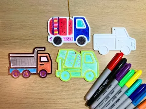 Truck Coloring Activity – Fun Kids Craft!