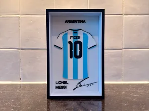 Lionel Messi - Argentina - Jersey Frame