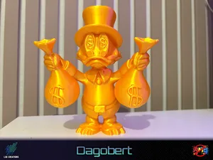 Scrooge McDuck Statue Fan Art