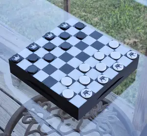 Checkers on the Move! - Traveling Checkers Set