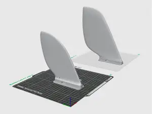 SUP fin for Decathlon "Itiwit" A1 mini compatible