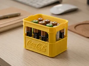 Cassa per batterie AAA a forma di cassa coca cola