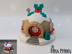 Christmas Pudding Village House