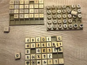 Stamp organizer for ordinary wooden stamps