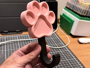 Patinha Pet com Gancho para Guia e Coleira