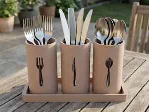 Modern Tabletop Cutlery Holder