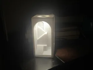 建筑雕塑床头氛围灯