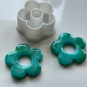 Daisy donut cutter set - made for polymer clay